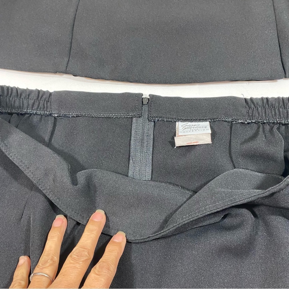Giorgio Fiorlini Plus Collection Skirt Shirt Two Piece Black Semi-Formal… - Picture 13 of 16